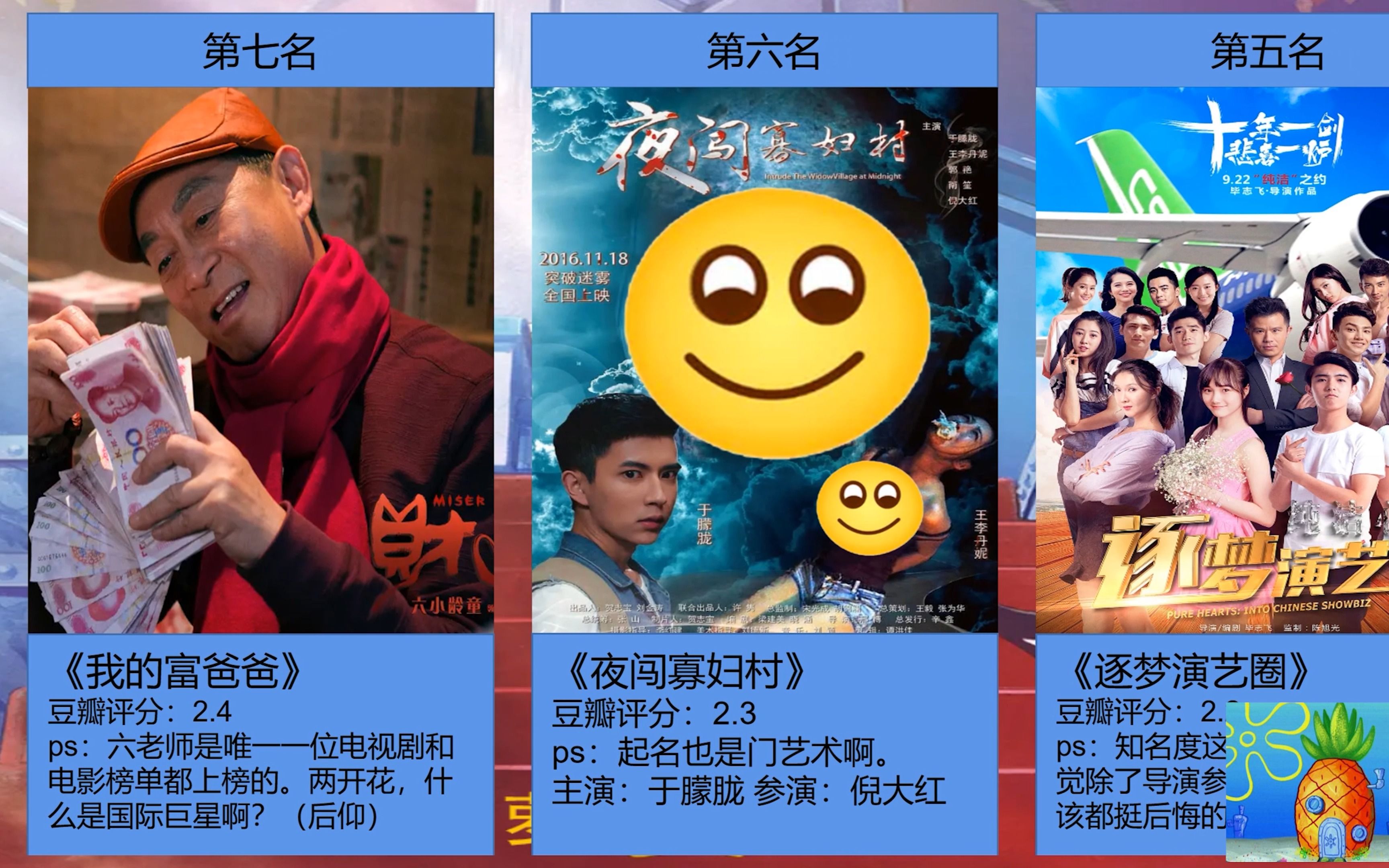 【盘点】国产烂片电影排行榜,《逐梦演艺圈》竟然只排第五!