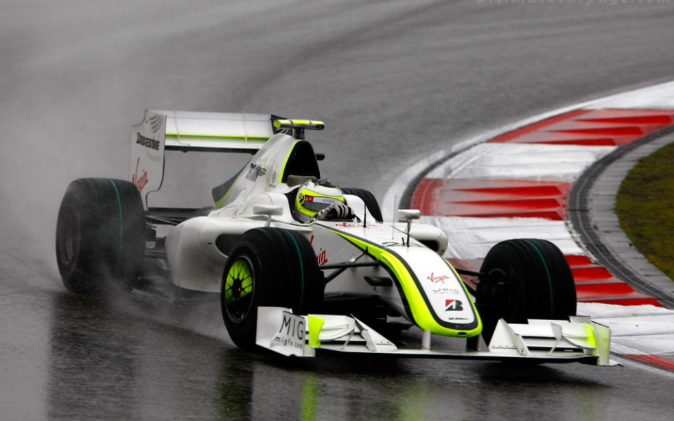 本田离去的可惜 布朗gp的辉煌!巴顿总冠军的bgp001车载