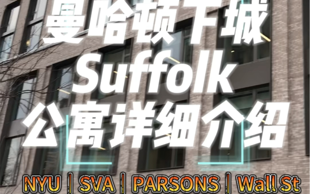 [图]曼哈顿下城 suffolk｜纽约租房｜纽约留学生｜NYU｜SVA｜Parsons｜PACE｜纽约公寓豪楼