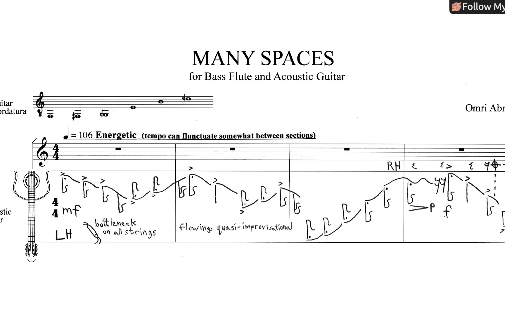 [图][2022-09-17]Omri Abram — Many Spaces [w- score]