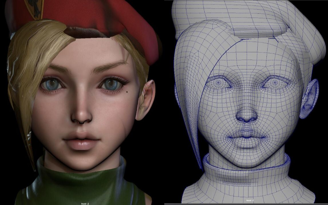 maya人头建模---超详细人头建模布线教程,零基础入门必学案例!