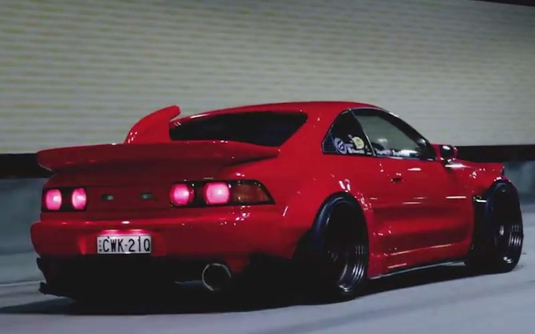 jdm翻灯车系列(5)丰田-mr2-(请问左后方那块改件的作用是?