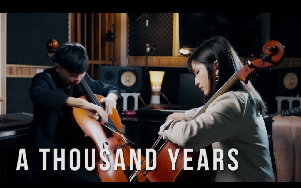 [图]经典好听 A Thousand Years-Christina Perri two cellos 暮光之城 千年之恋双大提琴版本