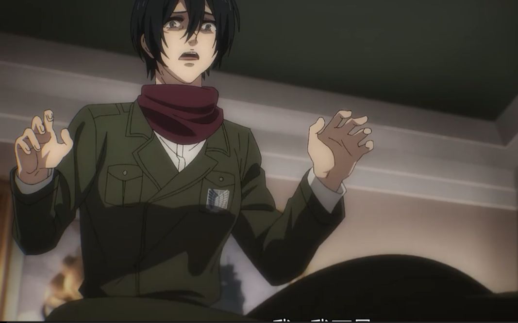 进击的巨人-米卡莎,我从小就讨厌你