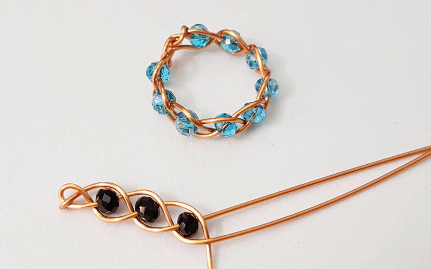 【绕线】高阶教程—编织水晶戒指_哔哩哔哩 (゜-゜)つロ 干杯~-bili