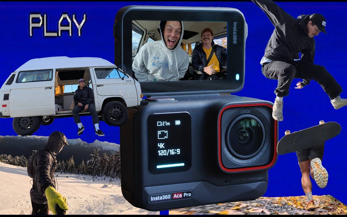 【果然】油管 graincheck「4k 使用insta360 ace pro 48小时」电影