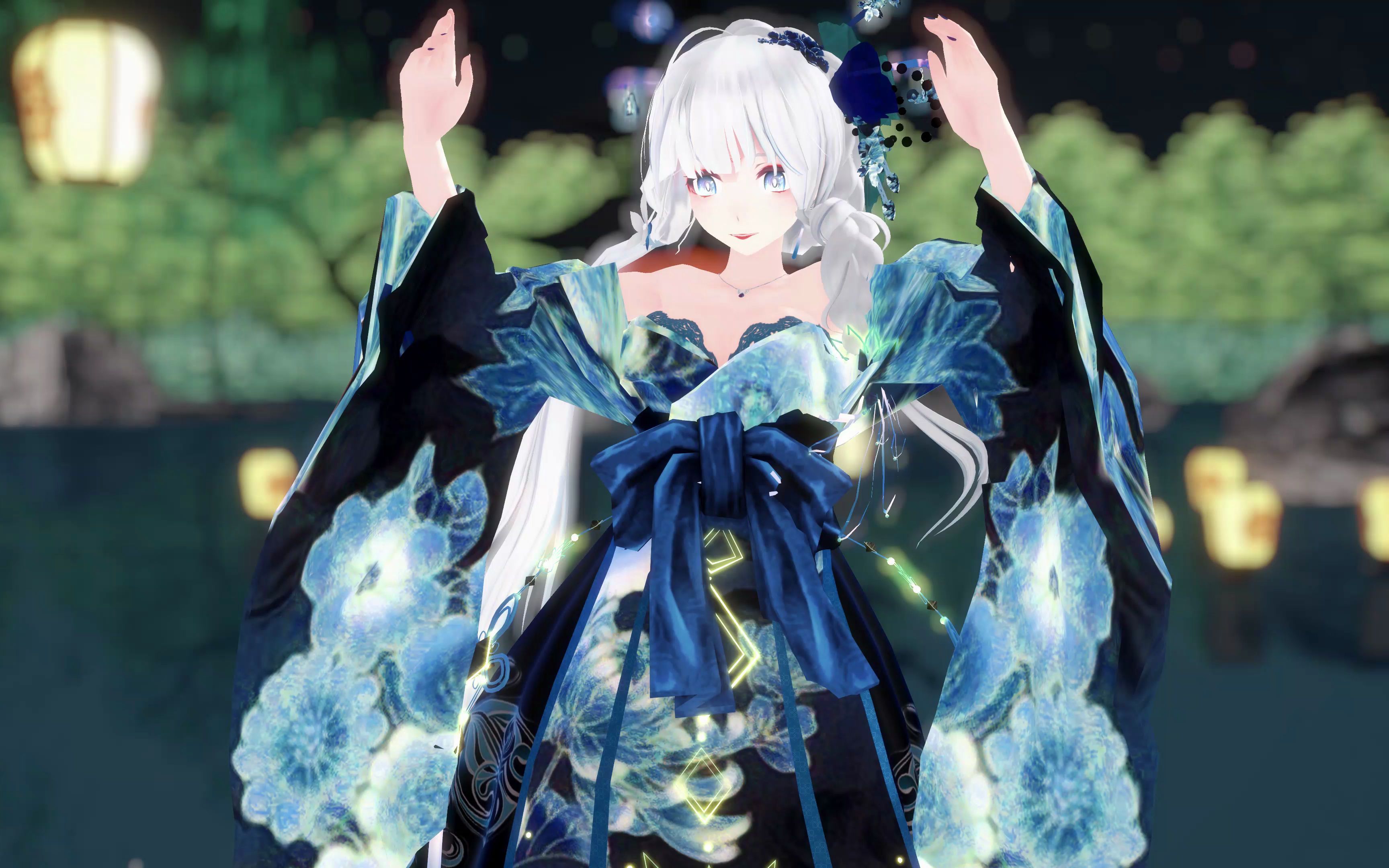 【4k/碧蓝航线mmd/光辉】立夏夜,和光辉一起在湖边看灯吧