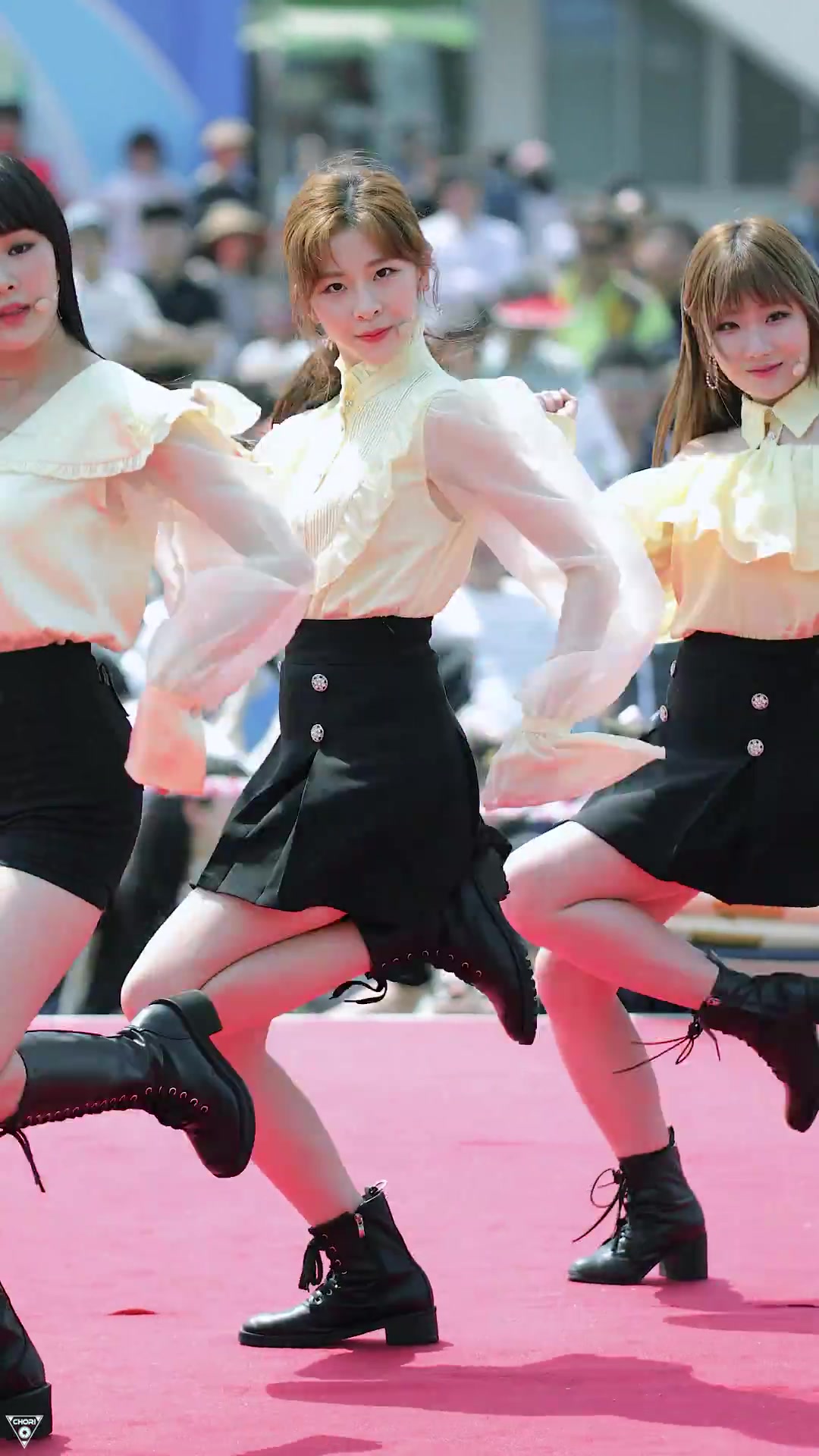 最新活动现场饭拍韩国女团gwsn 清纯美女性感火辣热舞