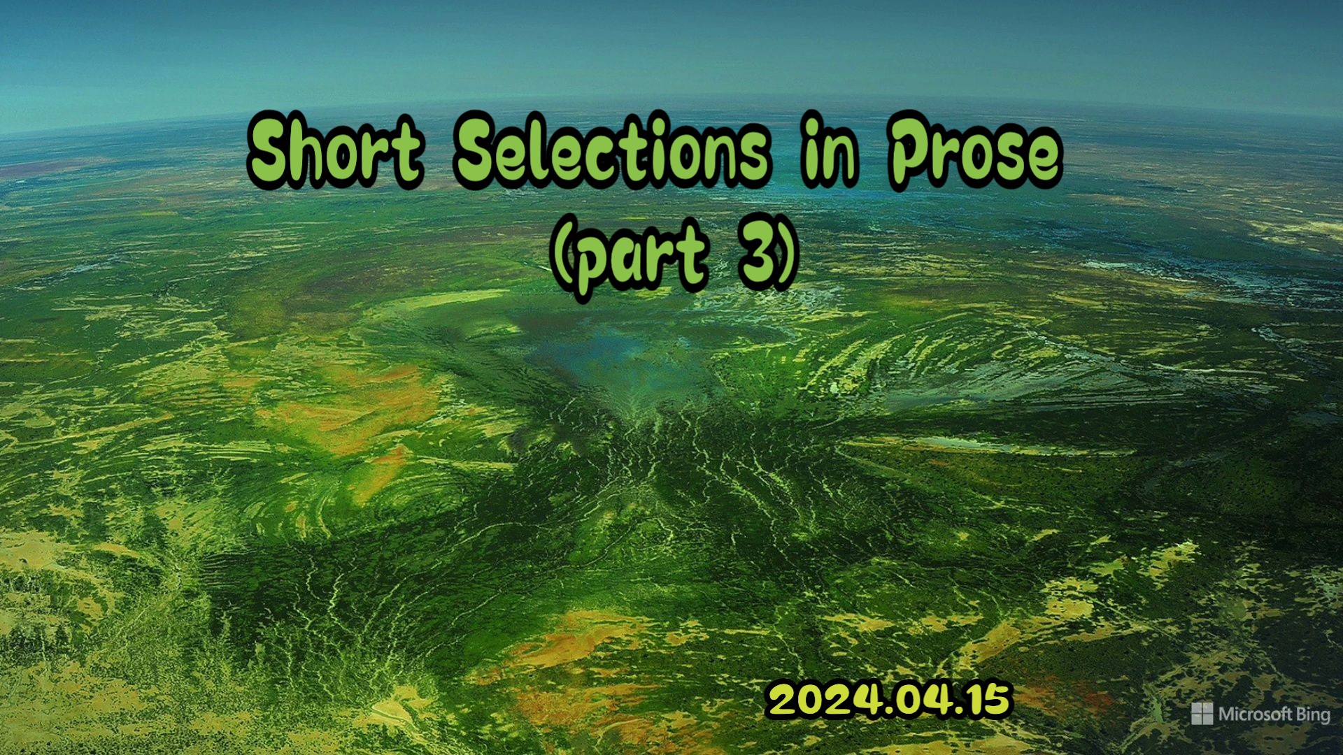 Short Selections in Prose (part 3)哔哩哔哩bilibili