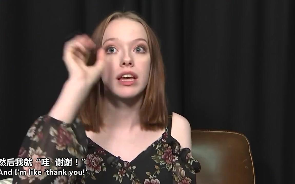 [图]【中字】小小安妮 Amybeth McNulty “我觉得自己无所不能啦！”