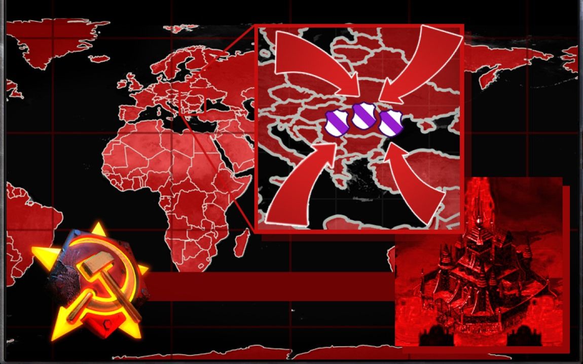 红色警戒苏军标志图片