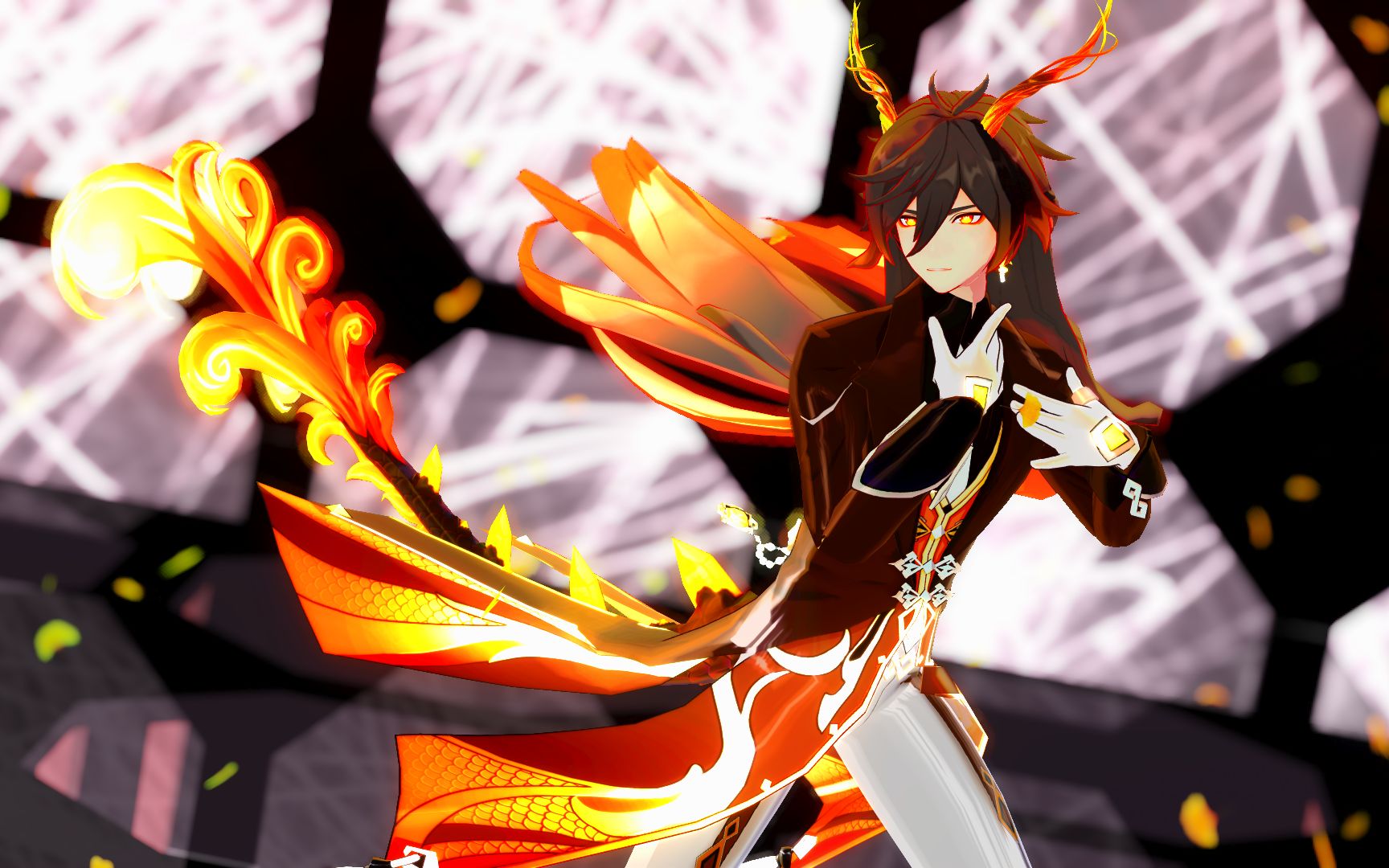 【原神mmd公钟】岩龙帝君的 dreams come true 【达达利亚 钟离】