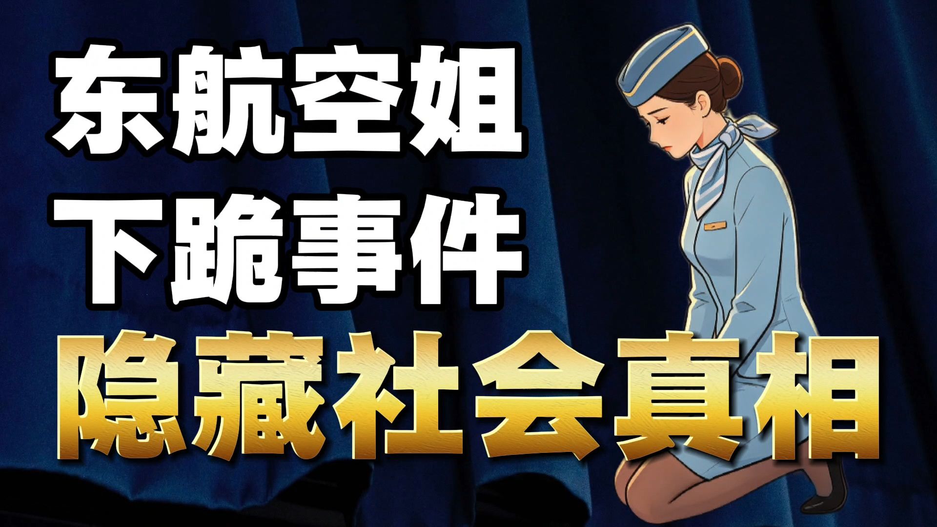 东航空姐下跪事件隐藏的社会真相！