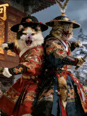 落日の山河