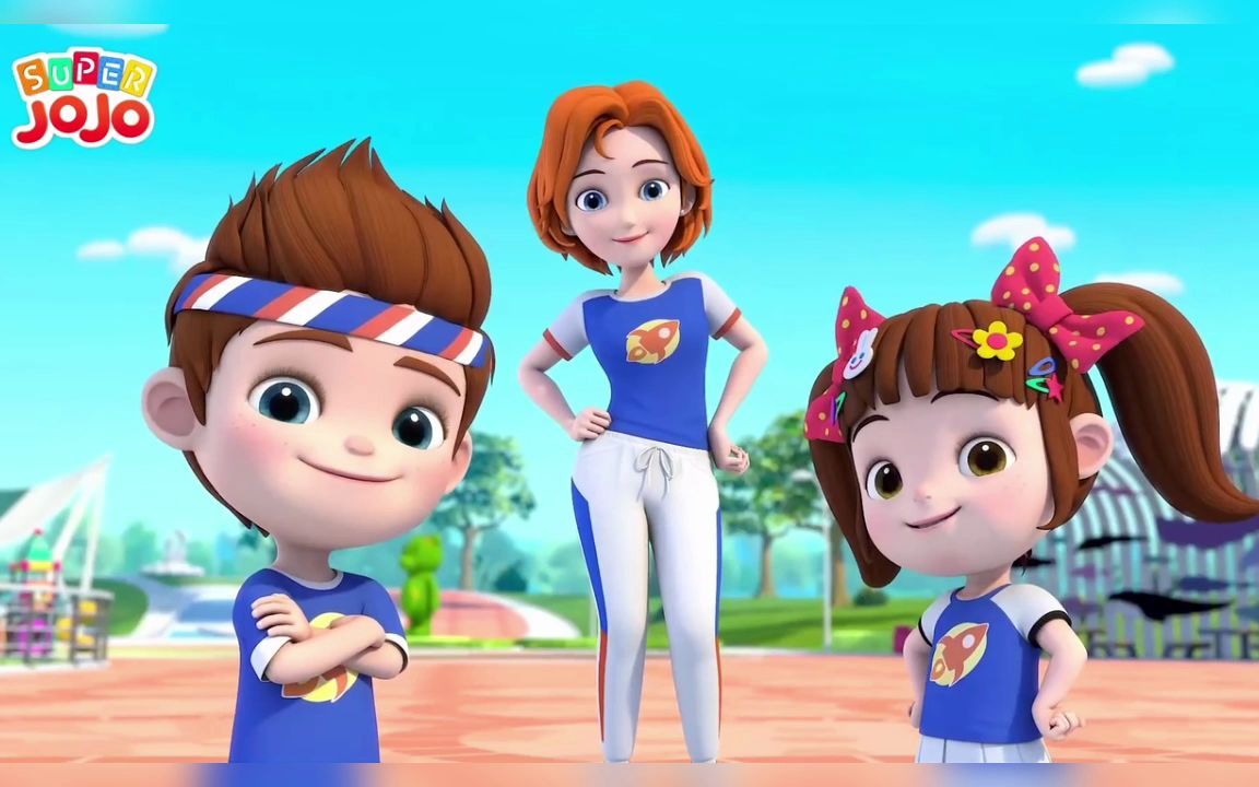 超级jojo|baby jojo plays basketball jojo 打篮球|exercise song