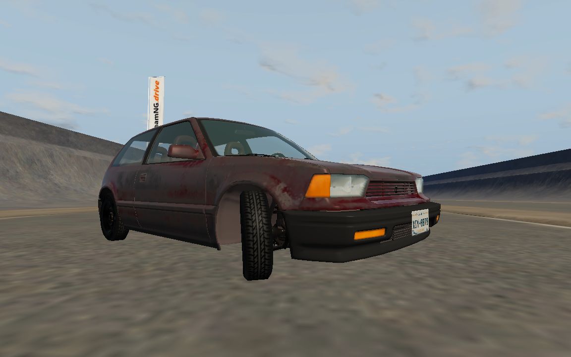 《sigh fine or shine》beamng车辆测评 第二集 破旧掀背