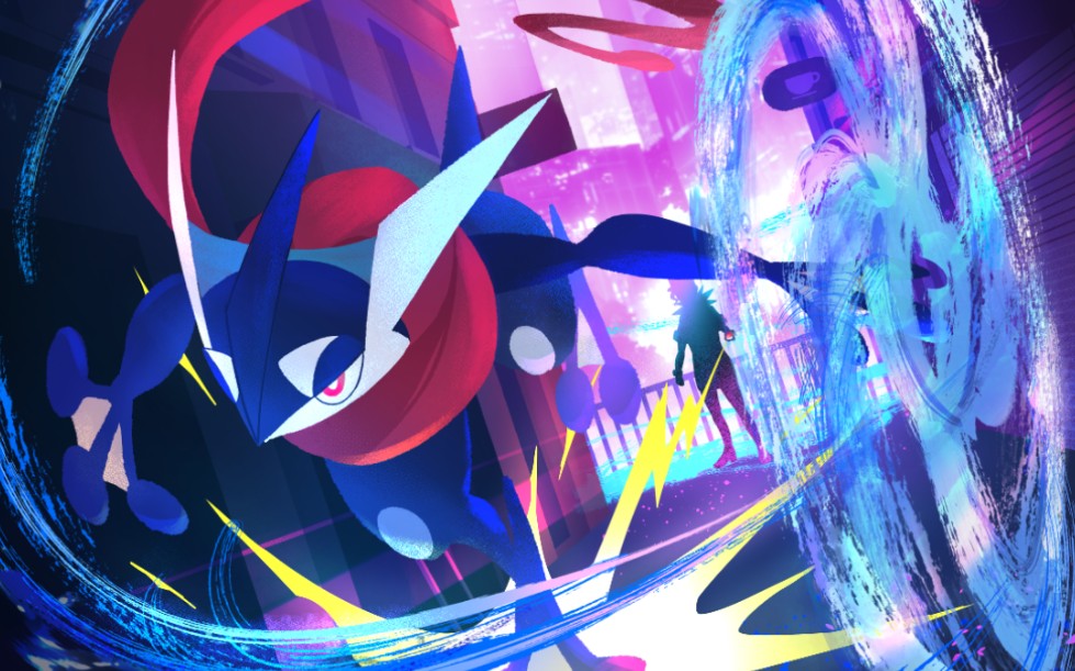 宝可梦大集结 浪客风格 甲贺忍蛙 ninja我够资格当火影么_口袋妖怪