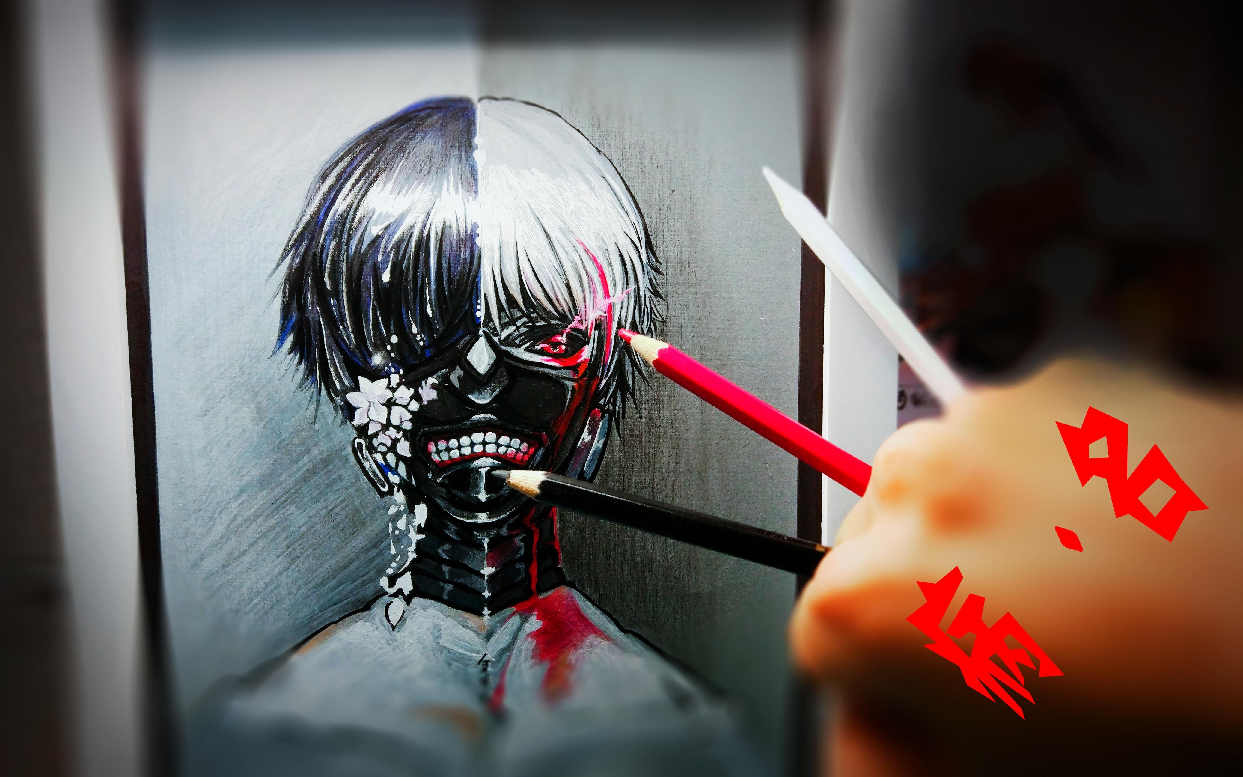 【彩铅手绘】●病名为爱——金木●_哔哩哔哩_bilibili