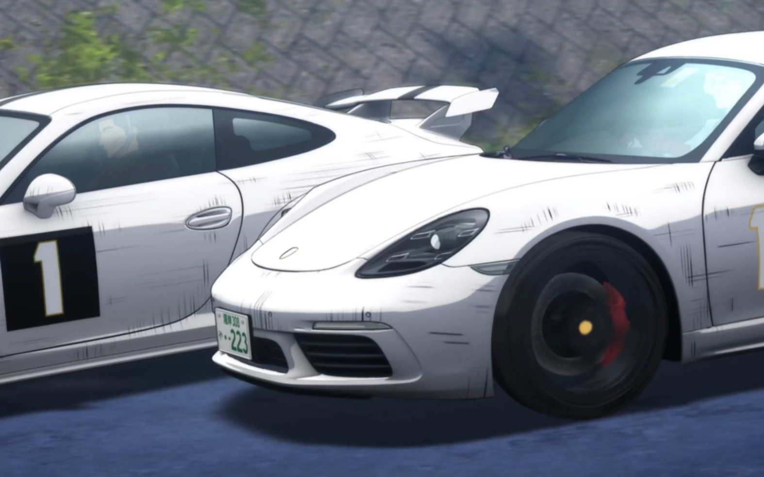 mf ghost 第六话 3 保时捷911gts刹车优势巨大,却被718轻松晚刹秒掉