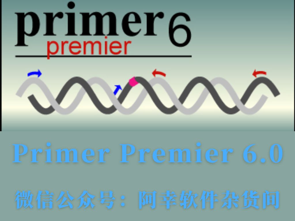 Primer Premier 6.0|引物设计软件哔哩哔哩bilibili