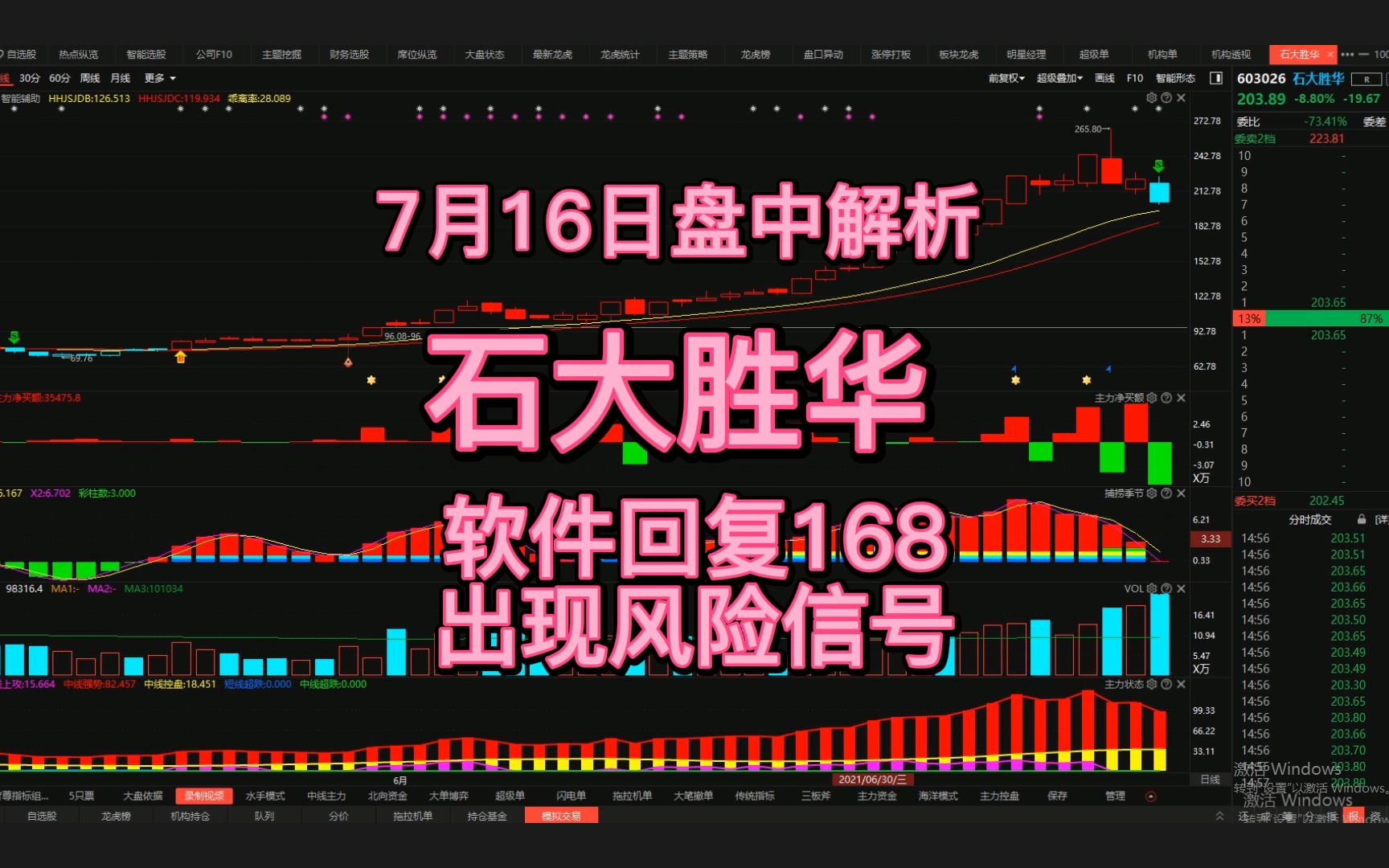 石大胜华:出现风险信号哔哩哔哩bilibili