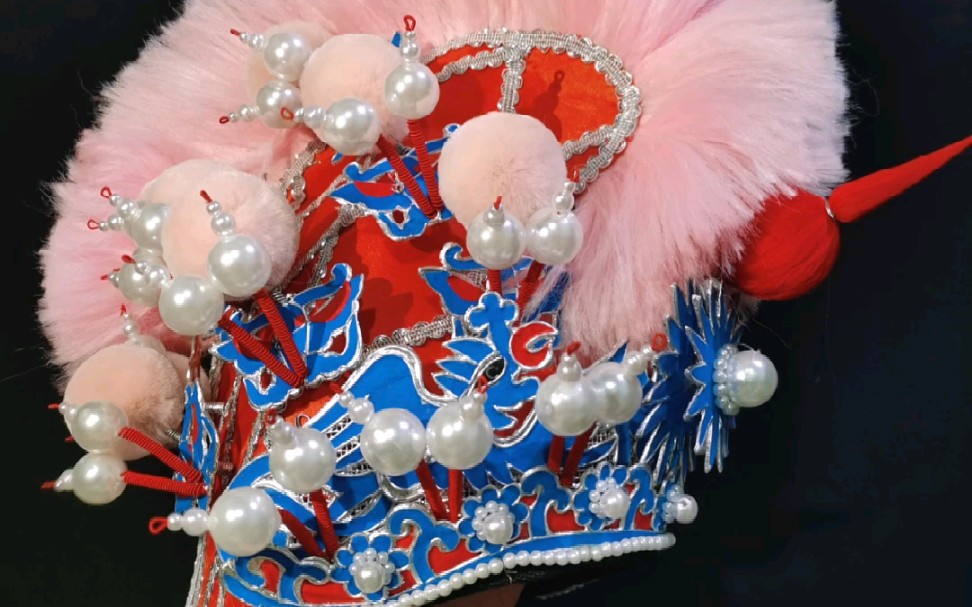 京剧盔头女贼盔辛安驿用