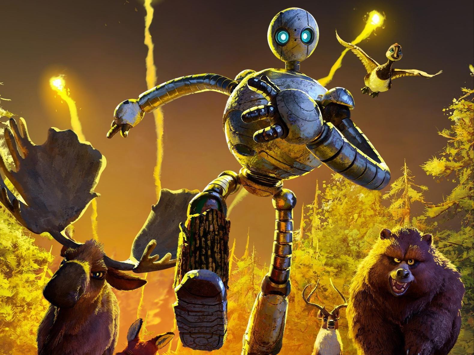 梦工场动画新片《荒野机器人》曝幕后制作特辑