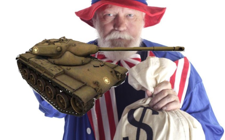 坦克世界上古吞金中坦t69多打金币弹