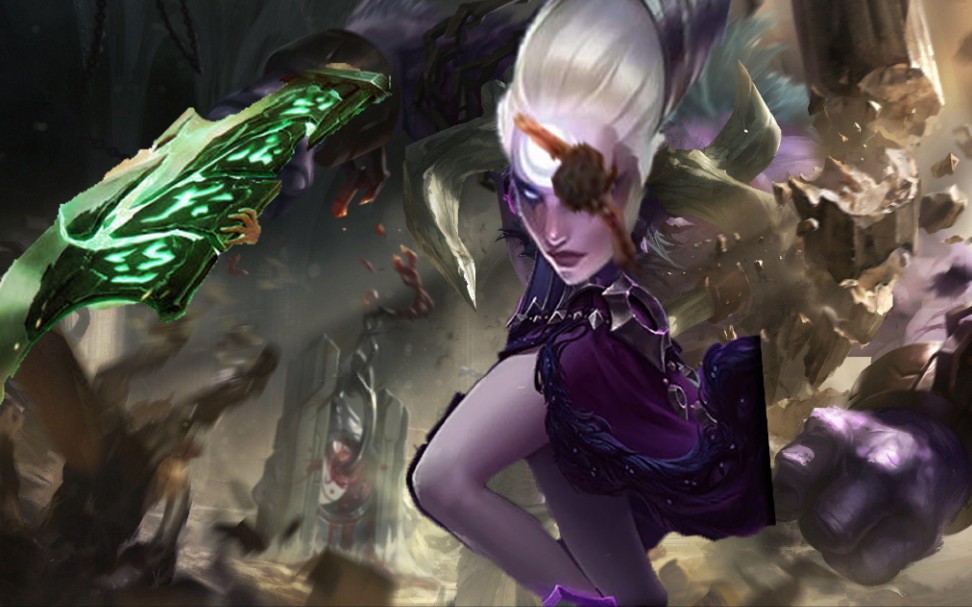 这把我们对线的是新英雄堕落放逐玫瑰女神哞利斯塔_电子竞技热门视频