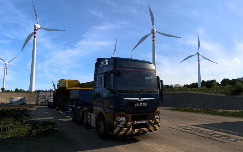 欧卡2man-tgx-euro6意大利重型运输沃尔沃铰接式卡车