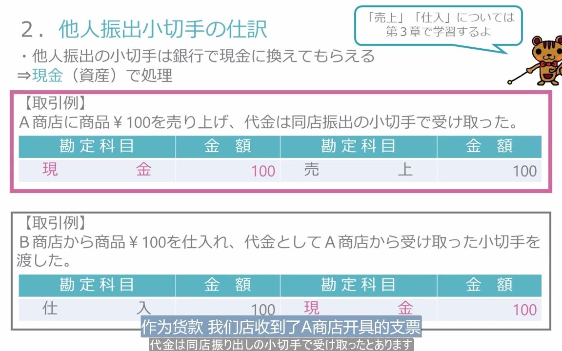 中日双语~日本薄记速成会计初级课程(3)现金&存款【浪花字幕组】哔哩哔哩bilibili