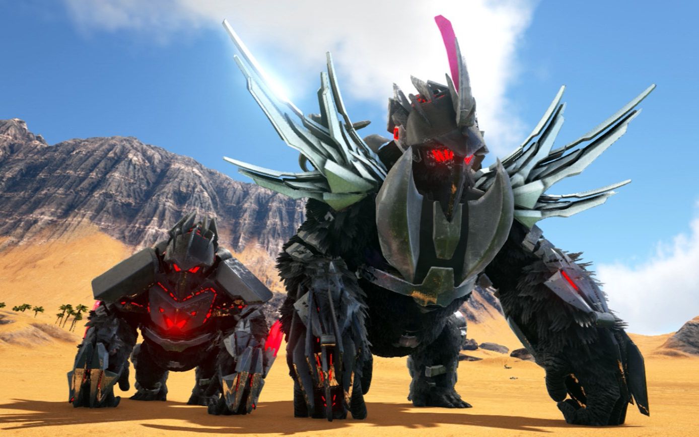 方舟生存进化 普罗米25 制作魔方 召唤一阶大金刚贝希摩斯