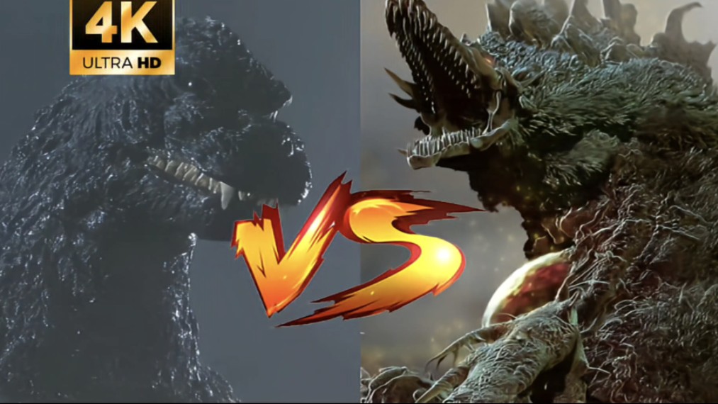 【4k超清修复】"剪掉多余剧情和对话"纯享版哥斯拉vs碧奥兰蒂(花兽,植