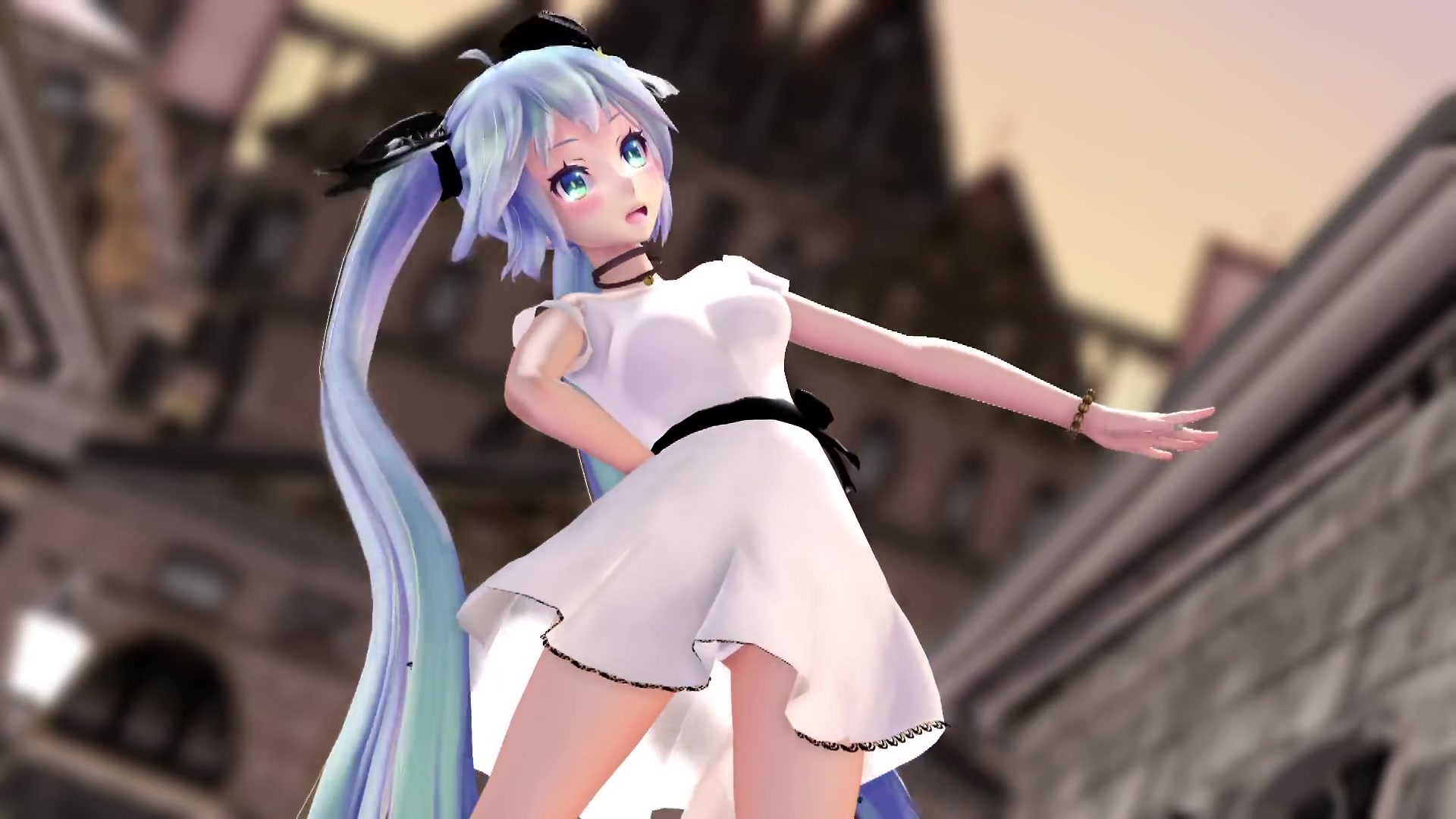 [mmd] 初音超火的1080p60fps纯情スカート_哔哩哔哩 (゜-゜)つロ 干杯