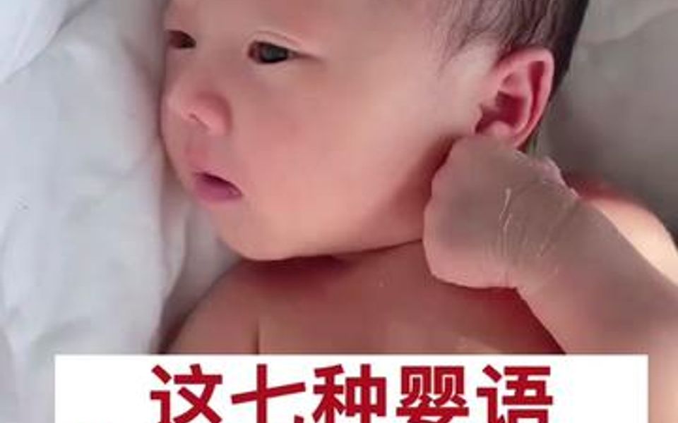 这7种婴语,你都能读懂吗?哔哩哔哩bilibili