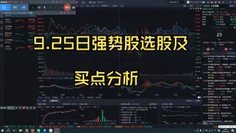 9.25日强势股选股及买点分析