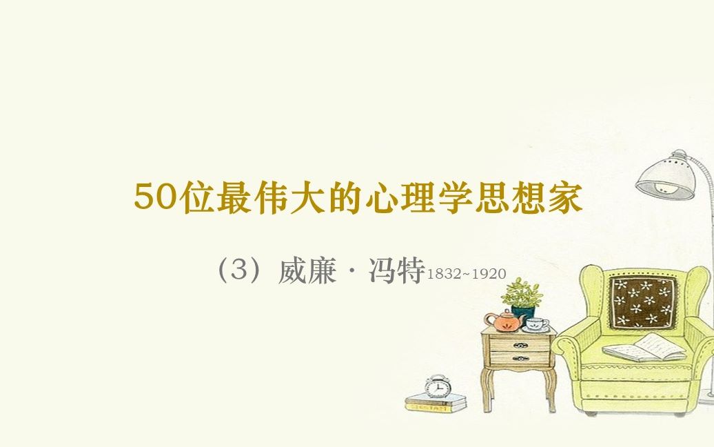 50位最伟大的心理学思想家(3威廉ⷥ†柳𙩥“”哩哔哩bilibili