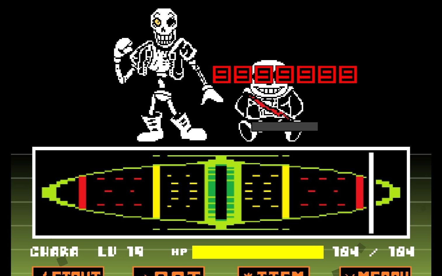 【undertale】disbelief papyrus 全然不信 全程无药【1~4阶段】 仁慈