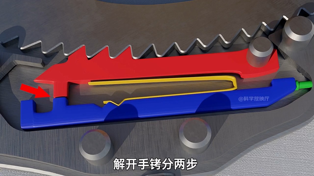 揭秘手铐的工作原理,竟然有这么巧妙的设计!