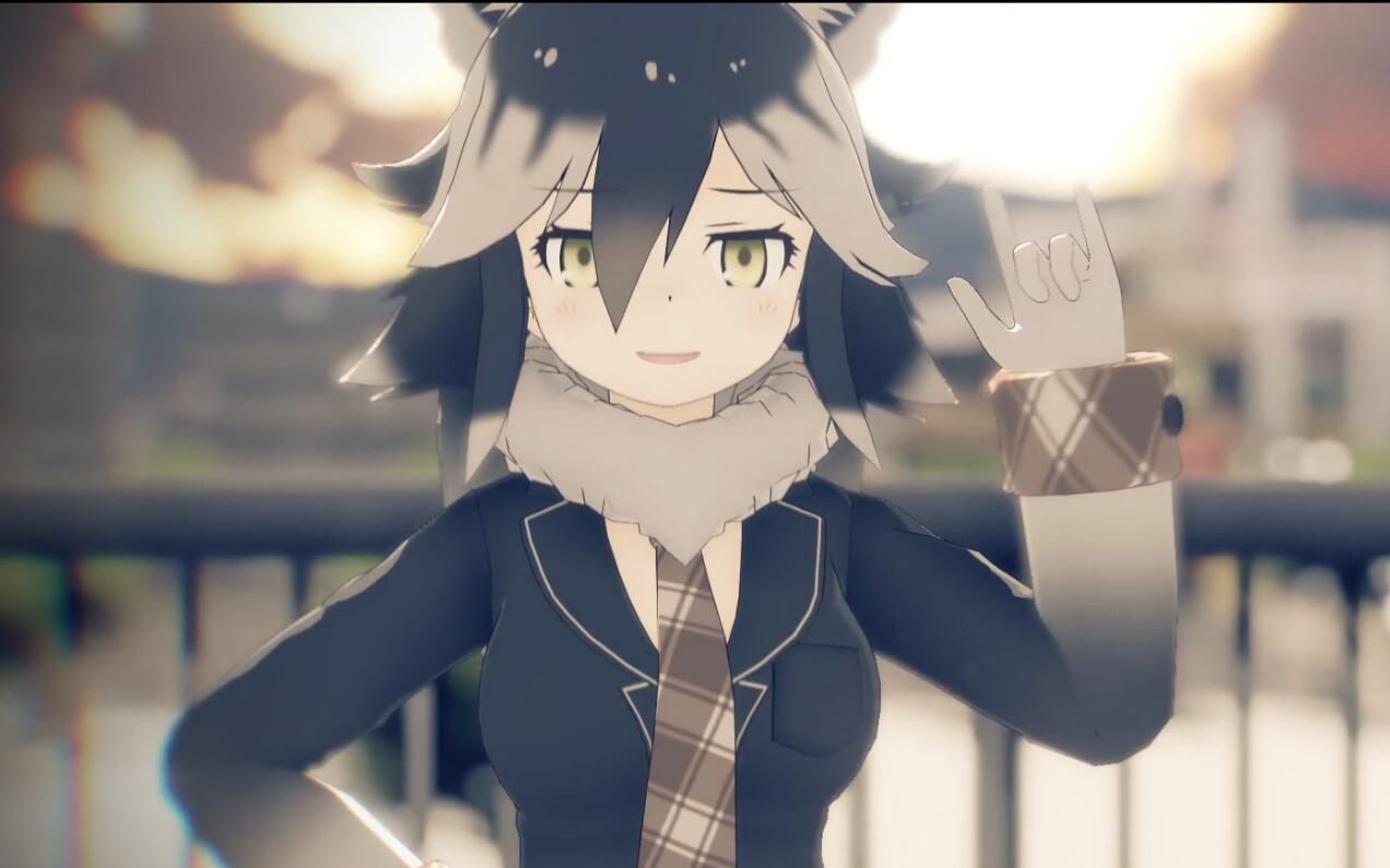 兽娘动物园mmd欧亚灰狼太阳系デスコ