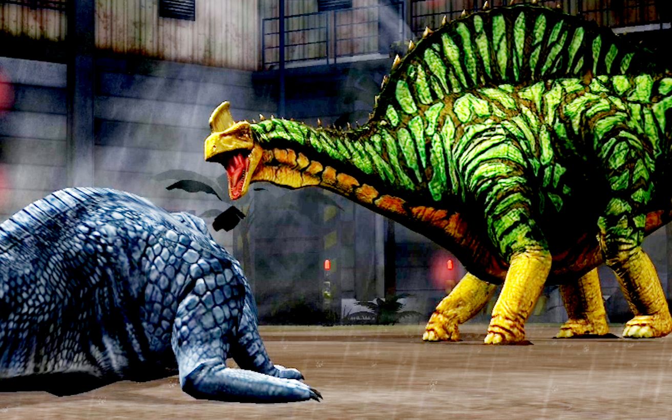 侏罗纪世界恐龙争霸:本来都要认输的比赛,没想到矮脚龙直接来了个绝地