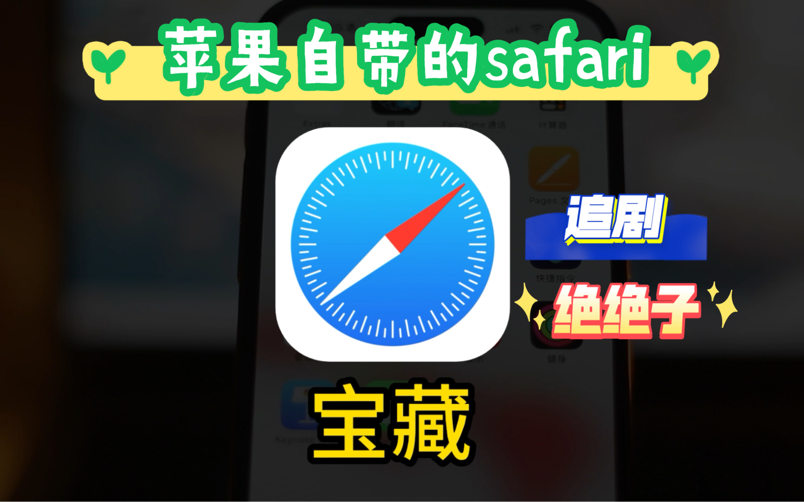 苹果自带的safari真的追剧绝绝子!4种实用模式别错过哔哩哔哩bilibili