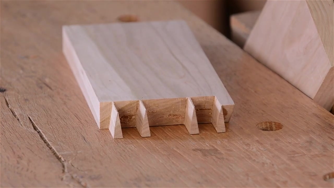 制作斜角伦敦样式燕尾榫make mitered london style dovetails with