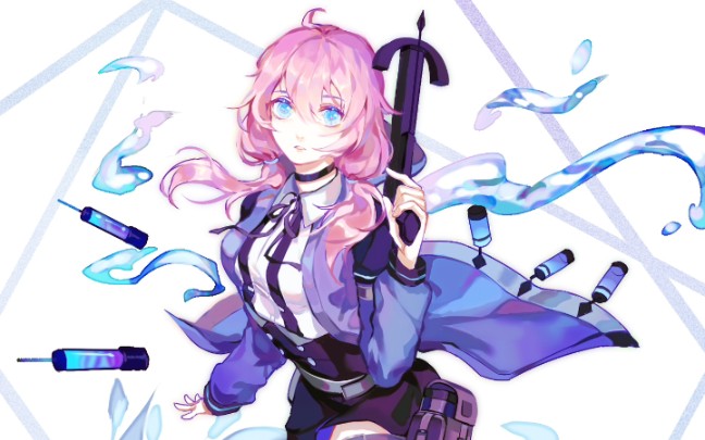 【明日方舟】蓝毒精二辣!真的好漂亮啊!我爱蓝毒!_哔哩哔哩_bilibili