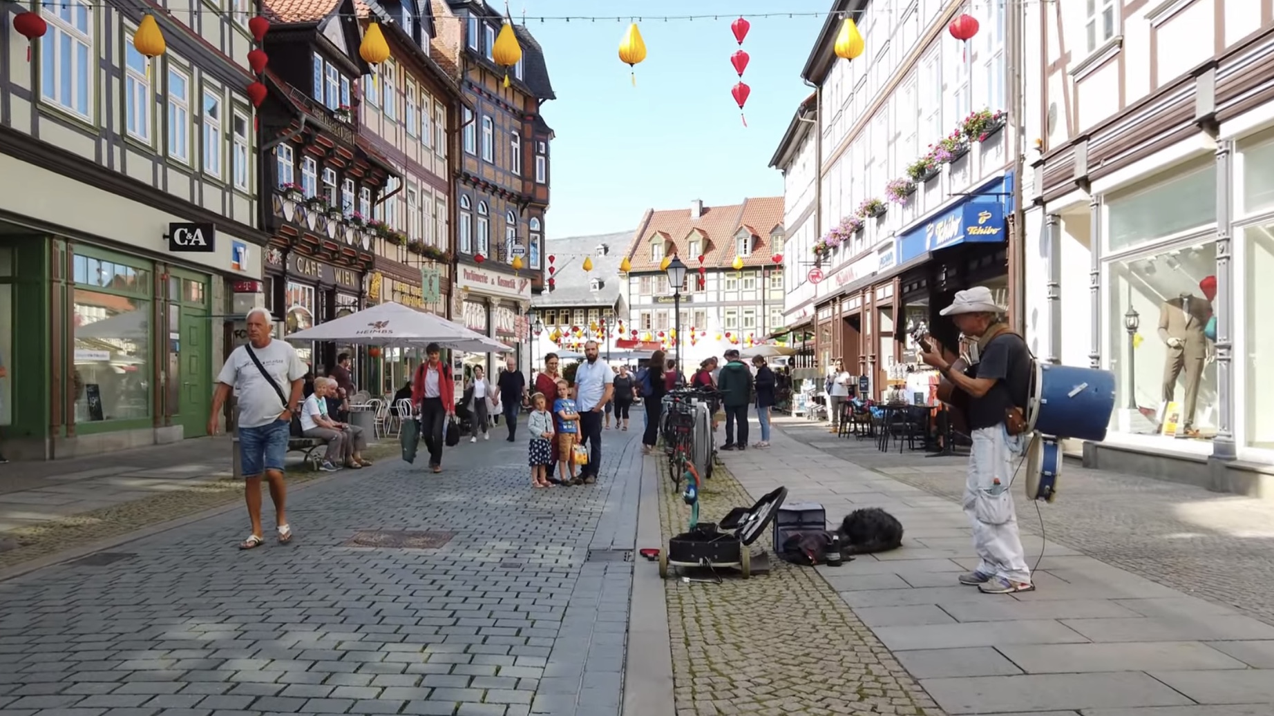 【4k超清】8月漫步游德国萨克森-安哈尔特州城市 韦尔尼格罗德