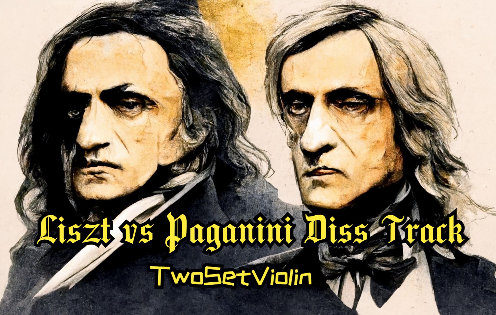 【twosetviolin】李斯特 vs 帕格尼尼 diss track,但是每一句歌词都由