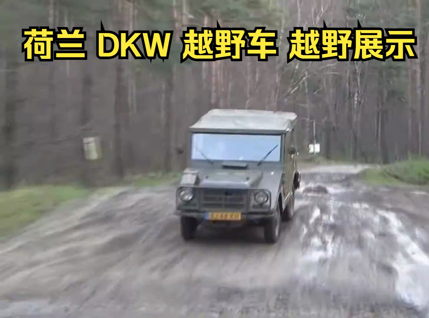 荷兰品牌 Dkw Munga 越野车 越野 展示哔哩哔哩bilibili