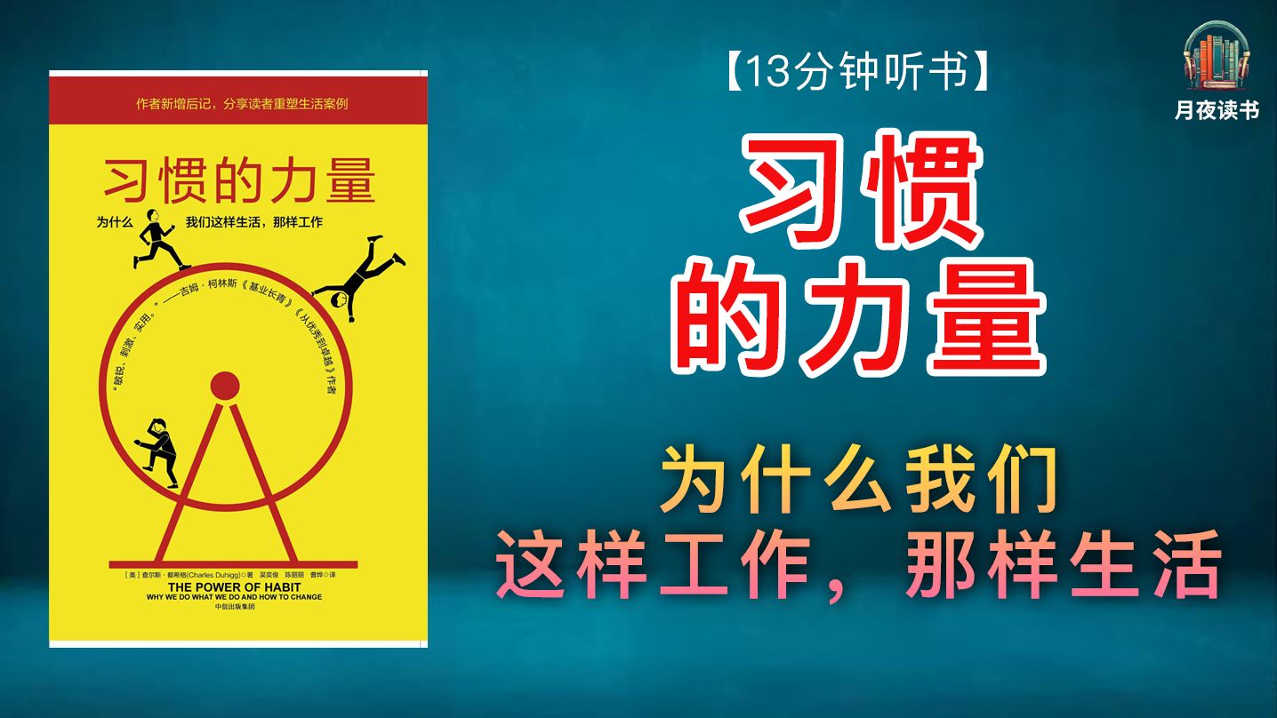 利用习惯3要素,借助习惯的力量,助力人生升级❗️丨《习惯的力量》哔哩哔哩bilibili