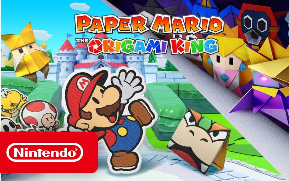 [图]【中文】NS新作！！！7月《纸片马力欧：折纸国王》公布！Paper Mario: The Origami King - Announcement Trailer