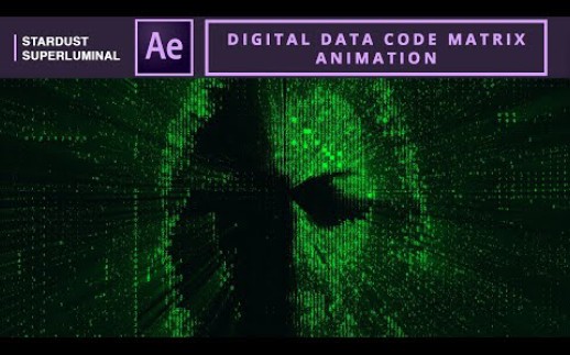 AE数字数据代码矩阵效果哔哩哔哩bilibili